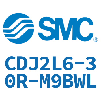 脚座型不锈钢迷你气缸 CDJ2L6-30R-M9BWL