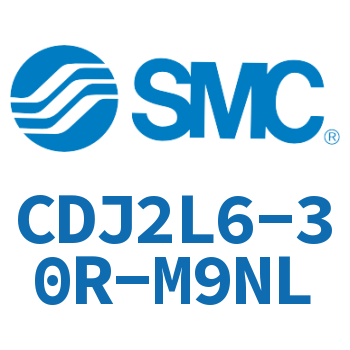脚座型不锈钢迷你气缸 CDJ2L6-30R-M9NL