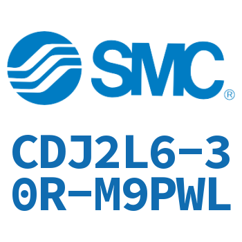 脚座型不锈钢迷你气缸 CDJ2L6-30R-M9PWL