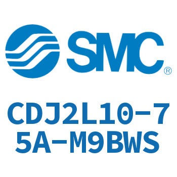 脚座型不锈钢迷你气缸 CDJ2L10-75A-M9BWS