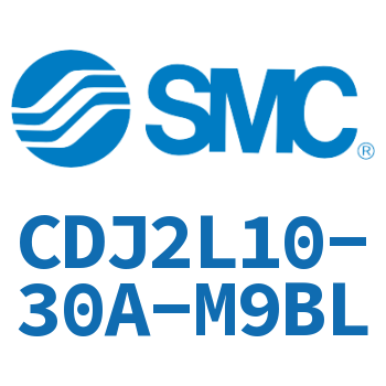 脚座型不锈钢迷你气缸 CDJ2L10-30A-M9BL