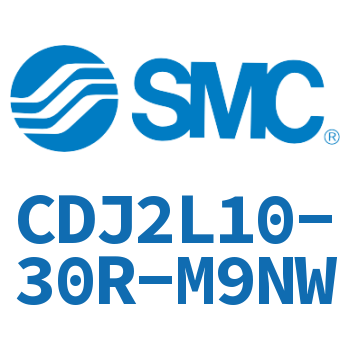 脚座型不锈钢迷你气缸 CDJ2L10-30R-M9NW