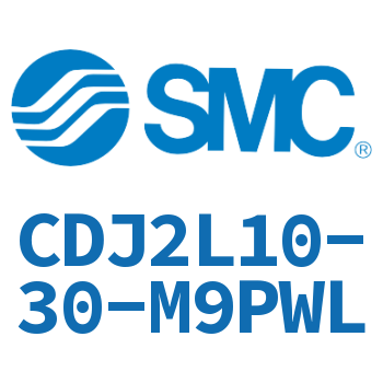 脚座型不锈钢迷你气缸 CDJ2L10-30-M9PWL