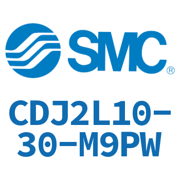 脚座型不锈钢迷你气缸 CDJ2L10-30-M9PW