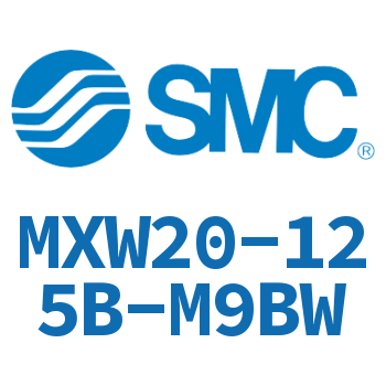 气动滑台气缸-MXW20-125B-M9BW
