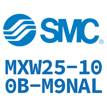 气动滑台气缸-MXW25-100B-M9NAL