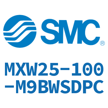 气动滑台气缸-MXW25-100-M9BWSDPC