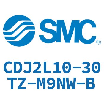 脚座型不锈钢迷你气缸 CDJ2L10-30TZ-M9NW-B