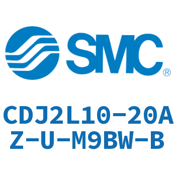 脚座型不锈钢迷你气缸 CDJ2L10-20AZ-U-M9BW-B