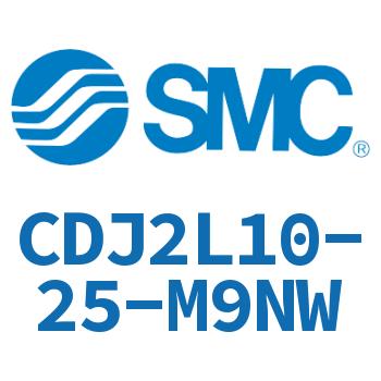 脚座型不锈钢迷你气缸 CDJ2L10-25-M9NW