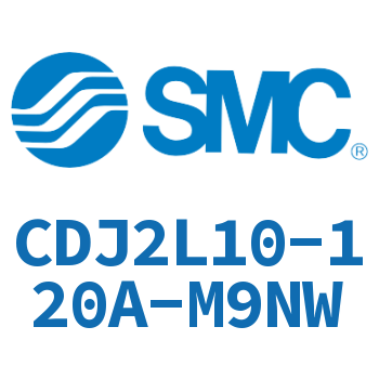 脚座型不锈钢迷你气缸 CDJ2L10-120A-M9NW