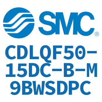 Rod side flange thin locking cylinder-CDLQF50-15DC-B-M9BWSDPC