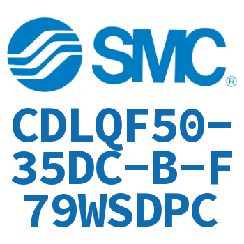 Rod side flange thin locking cylinder-CDLQF50-35DC-B-F79WSDPC