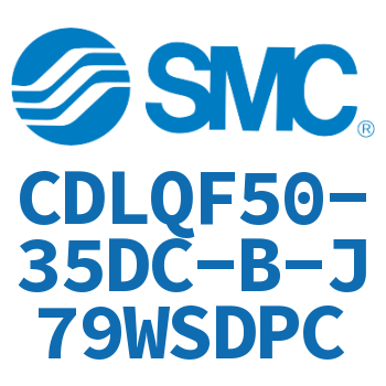Rod side flange thin locking cylinder-CDLQF50-35DC-B-J79WSDPC