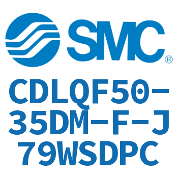 Rod side flange thin locking cylinder-CDLQF50-35DM-F-J79WSDPC