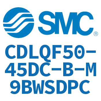 Rod side flange thin locking cylinder-CDLQF50-45DC-B-M9BWSDPC