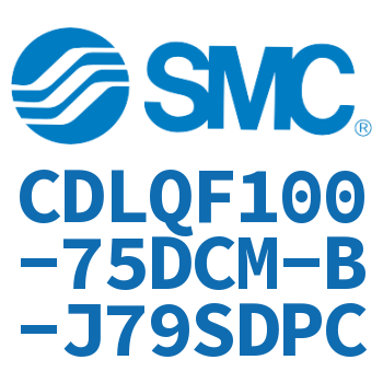 Rod side flange thin locking cylinder-CDLQF100-75DCM-B-J79SDPC