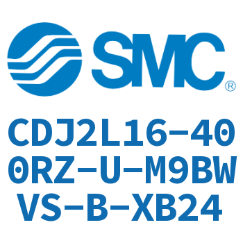 脚座型不锈钢迷你气缸 CDJ2L16-400RZ-U-M9BWVS-B-XB24