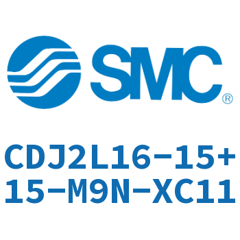 脚座型不锈钢迷你气缸 CDJ2L16-15+15-M9N-XC11