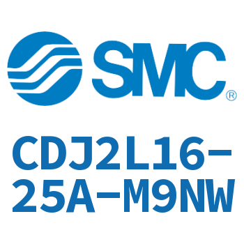 脚座型不锈钢迷你气缸 CDJ2L16-25A-M9NW