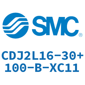 脚座型不锈钢迷你气缸 CDJ2L16-30+100-B-XC11