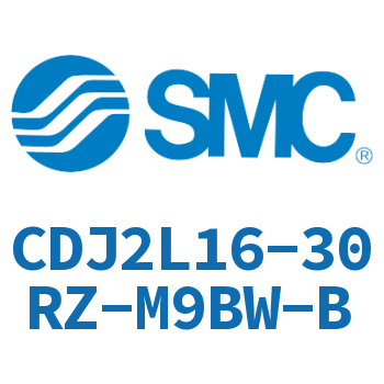 脚座型不锈钢迷你气缸 CDJ2L16-30RZ-M9BW-B
