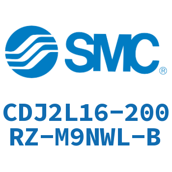 脚座型不锈钢迷你气缸 CDJ2L16-200RZ-M9NWL-B