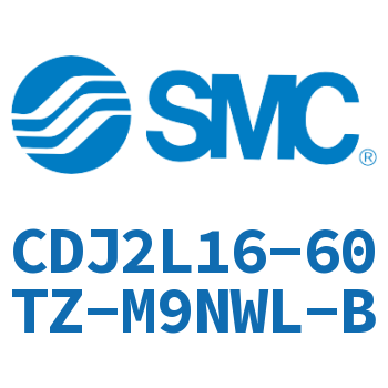 脚座型不锈钢迷你气缸 CDJ2L16-60TZ-M9NWL-B