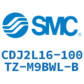 脚座型不锈钢迷你气缸 CDJ2L16-100TZ-M9BWL-B
