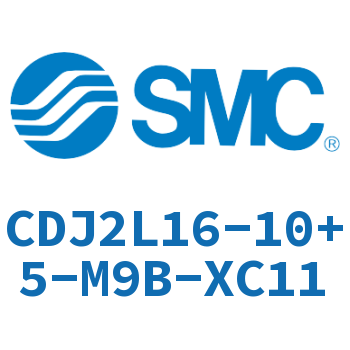 脚座型不锈钢迷你气缸 CDJ2L16-10+5-M9B-XC11