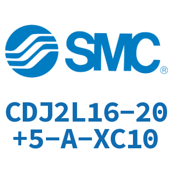 脚座型不锈钢迷你气缸 CDJ2L16-20+5-A-XC10