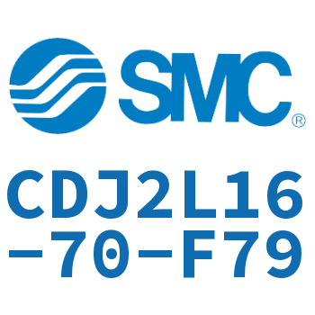 脚座型不锈钢迷你气缸 CDJ2L16-70-F79