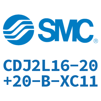 脚座型不锈钢迷你气缸 CDJ2L16-20+20-B-XC11