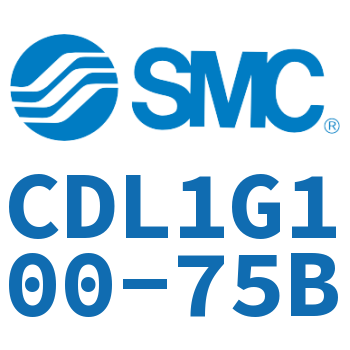无杆侧法兰型锁紧气缸-CDL1G100-75B