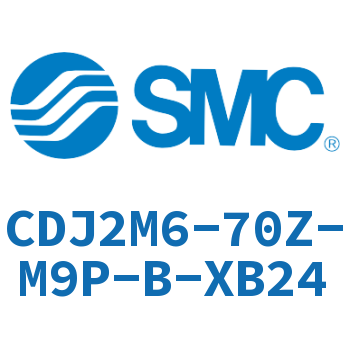 脚座型不锈钢迷你气缸 CDJ2M6-70Z-M9P-B-XB24