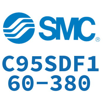 杆侧法兰型标准气缸-C95SDF160-380