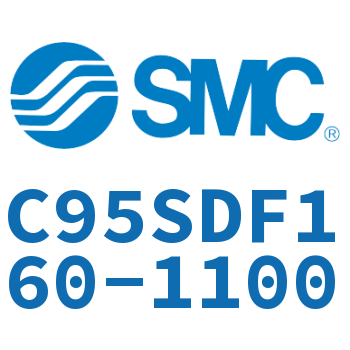 杆侧法兰型标准气缸-C95SDF160-1100