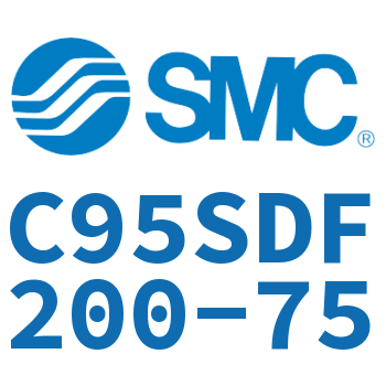 杆侧法兰型标准气缸-C95SDF200-75