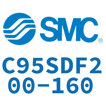 杆侧法兰型标准气缸-C95SDF200-160