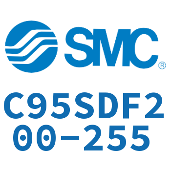 杆侧法兰型标准气缸-C95SDF200-255