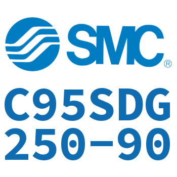 无杆侧法兰型标准气缸-C95SDG250-90