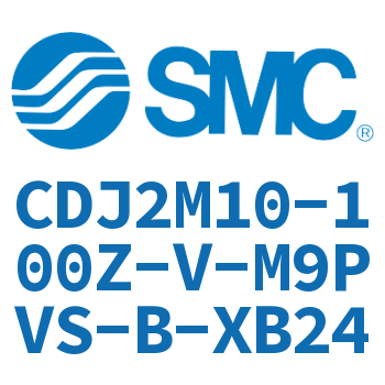 脚座型不锈钢迷你气缸 CDJ2M10-100Z-V-M9PVS-B-XB24