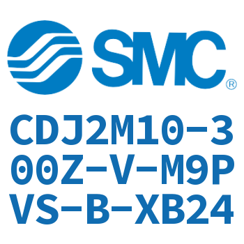 脚座型不锈钢迷你气缸 CDJ2M10-300Z-V-M9PVS-B-XB24