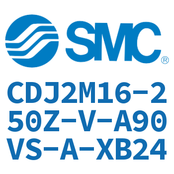 脚座型不锈钢迷你气缸 CDJ2M16-250Z-V-A90VS-A-XB24