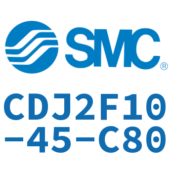 法兰型不锈钢迷你气缸 CDJ2F10-45-C80