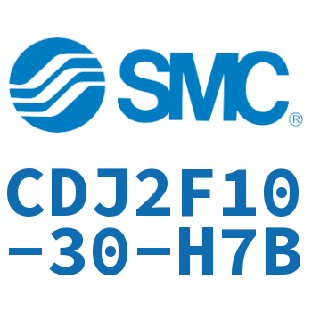 法兰型不锈钢迷你气缸 CDJ2F10-30-H7B
