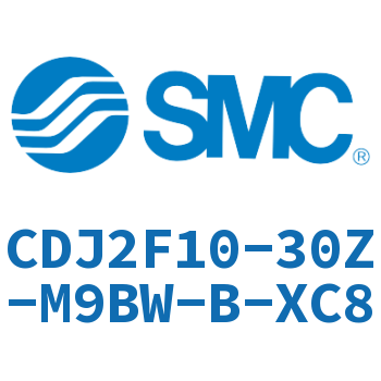 法兰型不锈钢迷你气缸 CDJ2F10-30Z-M9BW-B-XC8