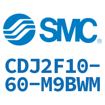 法兰型不锈钢迷你气缸 CDJ2F10-60-M9BWM