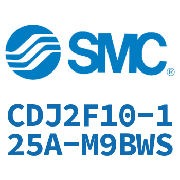 法兰型不锈钢迷你气缸 CDJ2F10-125A-M9BWS