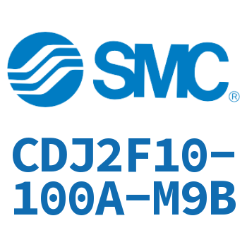 法兰型不锈钢迷你气缸 CDJ2F10-100A-M9B